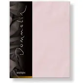 Dommelin Drap-housse Dommelin Rose Clair (Satin 300TC)-100 x 200 cm