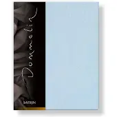 Dommelin Drap-housse Dommelin Bleu Clair (Satin 300TC)-100 x 210 cm