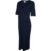 Mamalicious Robes en maille 'MLElisa' bleu foncé