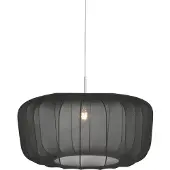 Steinhauer Lampe pendante noire Vela Lino Ø60cm