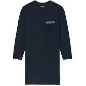 Schiesser Pyjama court 'Comfort' bleu / bleu marine