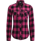 Urban Classics Chemisier rose / noir