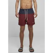 Urban Classics Shorts de bain bleu marine / bourgogne