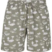 Urban Classics Pattern Swimming Shorts Gris 5XL Homme