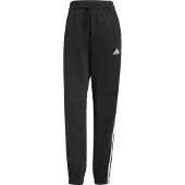 Adidas Pantalon 'ESSENTIALS 3-STRIPES FLEECE LOOSE' noir / blanc