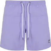 Urban Classics Shorts de bain lavande / noir / blanc