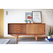 PIB Buffet design scandinave en bois Alrik