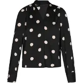NAEMI Chemisier 'Fashion Look' noir / blanc