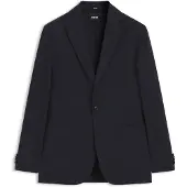 BOSS Blazer Slim compactable en laine mélangée lavable