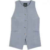 BOSS Gilet Slim Fit en laine vierge