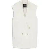 BOSS Blazer sans manches coupe décontractée en laine mélangée