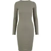 Urban Classics Robe Longue à Manches Longues Rib