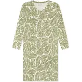 Schiesser Chemise de nuit ' Comfort Essentials ' kaki / blanc