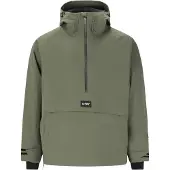 Slope Veste de sport 'Ruki' olive / noir / blanc