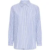 B.young Chemisier 'BYHanio' bleu marine / bleu clair / blanc