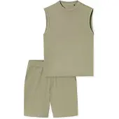 Schiesser Pyjama court 'Modern' jade