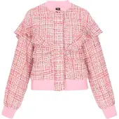Faina Veste mi-saison gris / orange foncé / rose clair / blanc