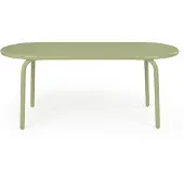 Tom Dixon Groove Grande Table Ovale Extérieur Moss