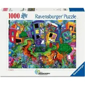 Ravensburger Puzzle pour adultes 1000 pièces - Le chemin des coccinelles