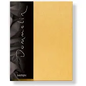 Dommelin Drap-housse Dommelin Jaune Ocre (Satin 300TC)-180 x 200 cm
