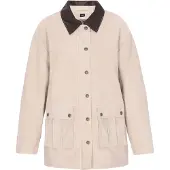 Dreimaster Veste mi-saison noir / blanc cassé