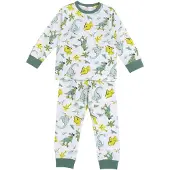 Chicco Pyjama bleu clair / jaune clair / vert gazon / blanc