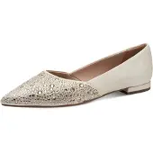 Tamaris Ballerines blanc perle