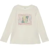 s.Oliver T-Shirt crème / olive / rose