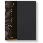 Dommelin Drap-housse Dommelin Charbon (Satin 300TC)-160 x 200 cm