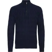 INDICODE JEANS Pull-over 'Paulo' bleu / bleu marine / bleu foncé