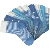 Schiesser Chaussettes beige / bleu clair