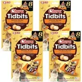 Inaba Churu Tidbits Friandises Au Poulet Pour Chat 8x96g