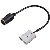 TRU COMPONENTS Hochstrom Batteriesteckverbinder auf KFZ Zigarettenanzünder-Buchse TC-12195696