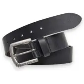 Pepe Jeans pour homme. PM0200009 Ceinture Douglas noire (85 cm), Casuel, Cuir