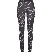 Urban Classics Leggings noir / blanc