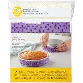 Wilton Bandes de cuisson uniformes pour moules à gâteaux - Utilisez les bandes de cuisson sur les moules à gâteaux pour des gâteaux cuits uniform