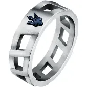 Maserati Iconic Trident S19 Ring Argenté Homme