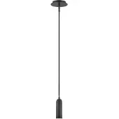 HINKLEY Suspension LED Dax noire 8 W, blanc chaud, 320 lm, métal, dimensions : 102,2 x 12,7 x 12,7 cm, IP20,