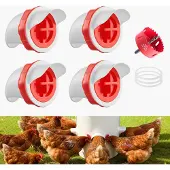 Vevor Mangeoire pour Poules DIY 4 Ports