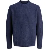 Jack & Jones Pull-over 'JORYORK OLLIE' bleu chiné