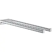 Hansgrohe Porte-serviettes AddStoris, deux bras, 445mm chromé