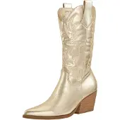Salinyang Bottes de cowboy or