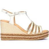 Pikolinos pour femme. W3Z-1629 Sandales en cuir Aguadulce marron (37), 5 à 8 cm, Velcro, Casuel