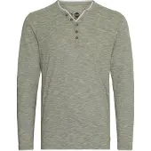!Solid T-Shirt 'Belagos' marron / vert / blanc