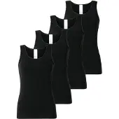 Schiesser Maillot de corps noir