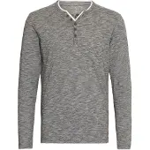 !Solid T-Shirt 'Belagos' gris foncé / blanc
