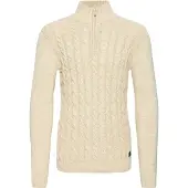 !Solid Pull-over 'SDRichart' beige clair