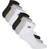 FILA Chaussettes gris / noir / blanc