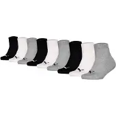 Puma Chaussettes gris chiné / noir / blanc