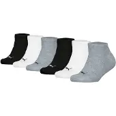 Puma Chaussettes gris chiné / noir / blanc